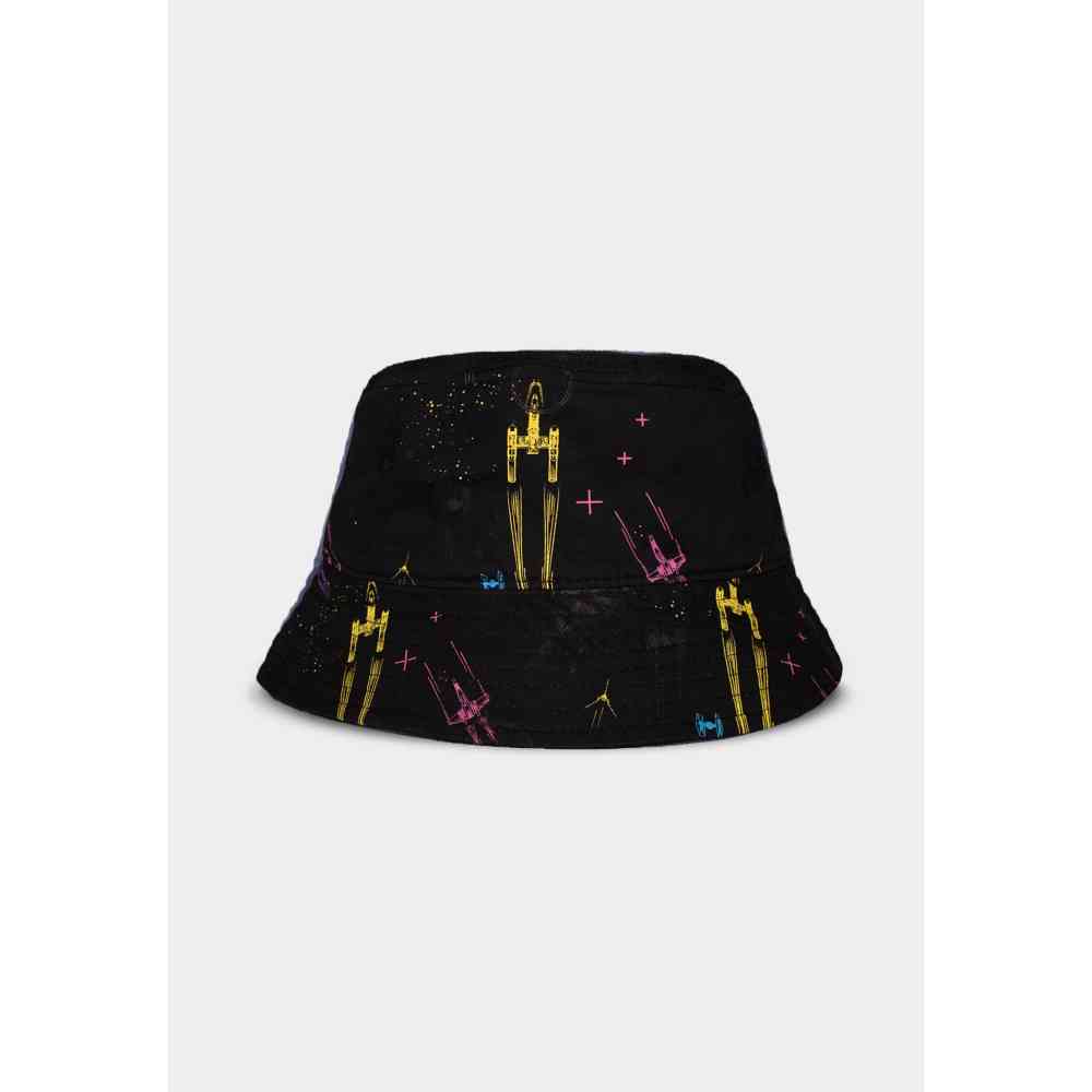 Disney Star Wars - Space Fight Bucket Hat / Vissershoed Kids - Zwart
